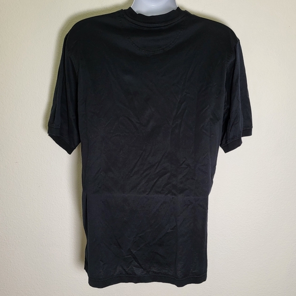 Tricots St Raphael Black Short Sleeve Tee Shirt size Large - Picture 2 of 4